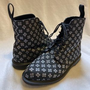 Dr. Martens Black Geo Brocade Women’s Boots